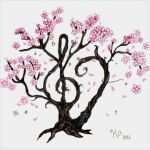 Japanische Kirschblüten Tattoo Vorlage Hübsch Music Tree Of Life Google Suche