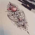 Japanische Kirschblüten Tattoo Vorlage Hübsch Vapaa Kuva Lacetattoo Rosetattoo Mandala Mandalatattoo