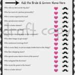 Jeopardy Vorlage Genial Bride & Groom Trivia Wedding Shower Game Bachelorette