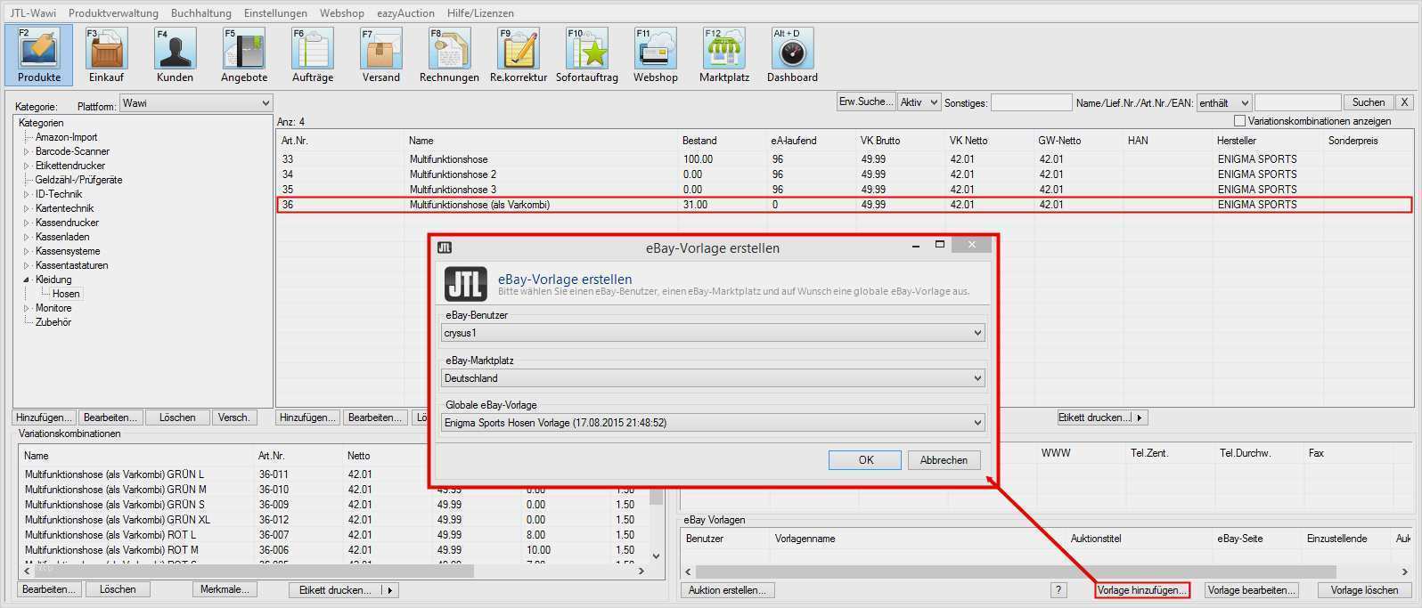 Jtl Ebay Vorlage Bewundernswert Kategorie Jtl Eazyauction Ebay Tutorial Angebot Einstellen