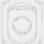 Jugendstil Muster Vorlagen Bewundernswert Schablone Rahmen Motive Im Jugendstil