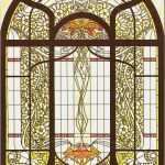 Jugendstil Muster Vorlagen Cool Arnold Lyongrün Vorlage Für Ein Fenster Im Jugendstil