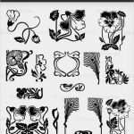 Jugendstil Muster Vorlagen Wunderbar Art Nouveau Leaf Google Search Tattoo