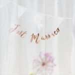 Just Married Girlande Vorlage Angenehm Just Married Girlande Roségold Hochzeit Hochzeitsdeko