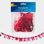 Just Married Girlande Vorlage Bewundernswert Girlanden Girlande Just Married 1 5 M Deko Party Banner
