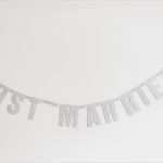 Just Married Girlande Vorlage Cool Just Married Girlande Silber Glitter Fräulein K Sagt Ja