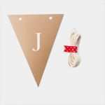 Just Married Girlande Vorlage Luxus "just Married" Girlande Hochzeitsgirlande Aus Kraftpapier