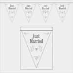 Just Married Girlande Vorlage Schön Wimpel Girlande "just Married" 10 M Günstig Kaufen Bei