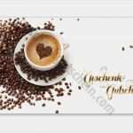 Kaffee Gutschein Vorlage Erstaunlich G2011 Multicolor Gutschein