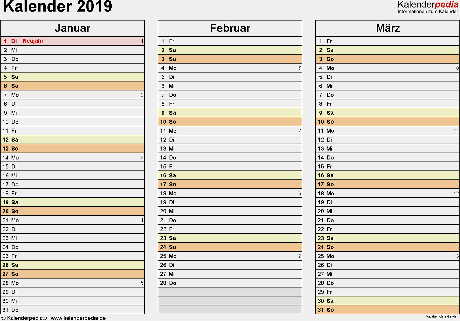 Kalendarium 2019 Vorlage Angenehm Kalender 2019 Zum ...