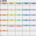 Kalender 2019 Excel Vorlage Wunderbar Kalender Dezember 2019 Als Excel Vorlagen
