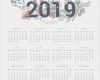 Kalender 2019 Vorlage Indesign Großartig Calendario 2019 Con Elementos Florales