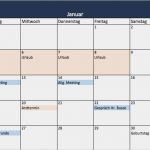 Kalender Excel Vorlage Großartig Kalender 2016 In Excel Erstellen Mit Kostenloser Vorlage
