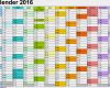 Kalender Excel Vorlage Luxus Kalender 2016 In Excel Zum Ausdrucken 16 Vorlagen