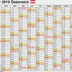 Kalender Indesign Vorlage 2019 Inspiration Kalender 2019 Österreich In Excel Zum Ausdrucken