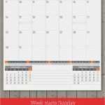 Kalender Indesign Vorlage Einzigartig Monthly Planner 2017 Template Indesign Indd