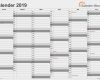 Kalender Vorlage 2019 Wunderbar Kalender 2019 Zum Ausdrucken Kostenlos