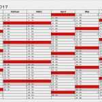 Kalender Vorlage Excel Schön Kalender 2017 Rot Excel Pdf Vorlage Xobbu Printable
