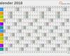 Kalender Vorlage Excel Schönste Excel Kalender 2018 Kostenlos