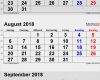 Kalender Vorlage Monat Neu Kalender August 2018 Als Pdf Vorlagen