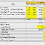 Kalkulationsblatt Vorlage Angenehm Excel Vorlage Projekt Kalkulation Controlling Pierre Tunger
