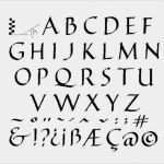 Kalligraphie Alphabet Vorlagen Kostenlos Schönste Alphabet Inc