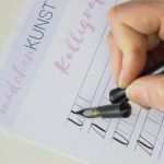 Kalligraphie Lernen Vorlagen Beste Kalligrafie Übungsblatt ⋆ Mädchenkunst Bei Linienblätter