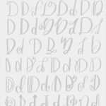 Kalligraphie Schrift Vorlagen Elegant 50 Ways to Letter D Lettering