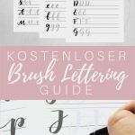 Kalligraphie Vorlagen Kostenlos Luxus Kostenloser Brush Lettering Guide Art