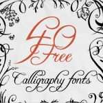 Kalligraphie Vorlagen Kostenlos Neu L Arte Della Calligrafia – 40 Font Gratuiti Per Tipografia