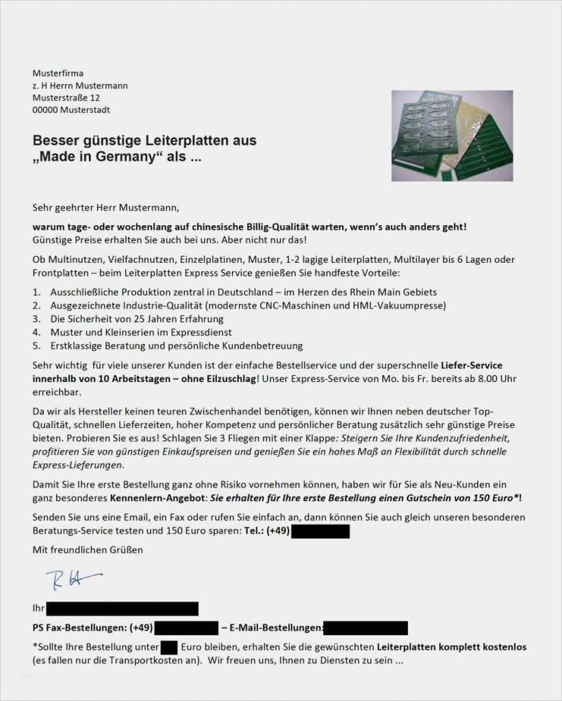 Kaltakquise Email Vorlage Genial Akquise Anschreiben Zur Effektiven