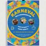 Karneval Einladung Vorlage Kostenlos Cool Flyer Vorlagen Für Karneval Und Fasching Download