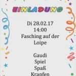 Karneval Einladung Vorlage Wunderbar 15 Einladung Faschingsparty