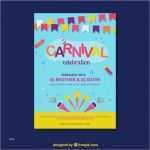 Karneval Flyer Vorlagen Bewundernswert Flachen Karneval Party Flyer Poster