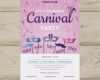 Karneval Flyer Vorlagen Erstaunlich Flachen Karneval Party Flyer Poster