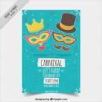 Karneval Flyer Vorlagen Wunderbar Karneval Party Flyer Mit Masken