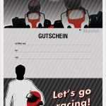 Kart Fahren Gutschein Vorlage Süß Gutschein Zum Ausdrucken