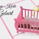 Karte Zur Geburt Vorlage Bewundernswert Pop Up Karte Zur Geburt Vorschau