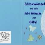Karte Zur Geburt Vorlage Erstaunlich Glückwunschkarte Zur Geburt Gestalten