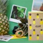 Karten Selber Machen Vorlagen Schön Diy Tropische Ananas Karte Karten Selber Machen Vorlagen