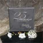 Karten Silberhochzeit Vorlagen Erstaunlich Gästebuch Silberhochzeit Ranke Black 75 00