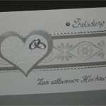 Karten Silberhochzeit Vorlagen Wunderbar Einladungskarten Silberhochzeit Einladungskarten