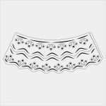 Karteneinleger Vorlage Fabelhaft Lampenschirm Schablone "ornamentik" 27 5 X 11 Cm