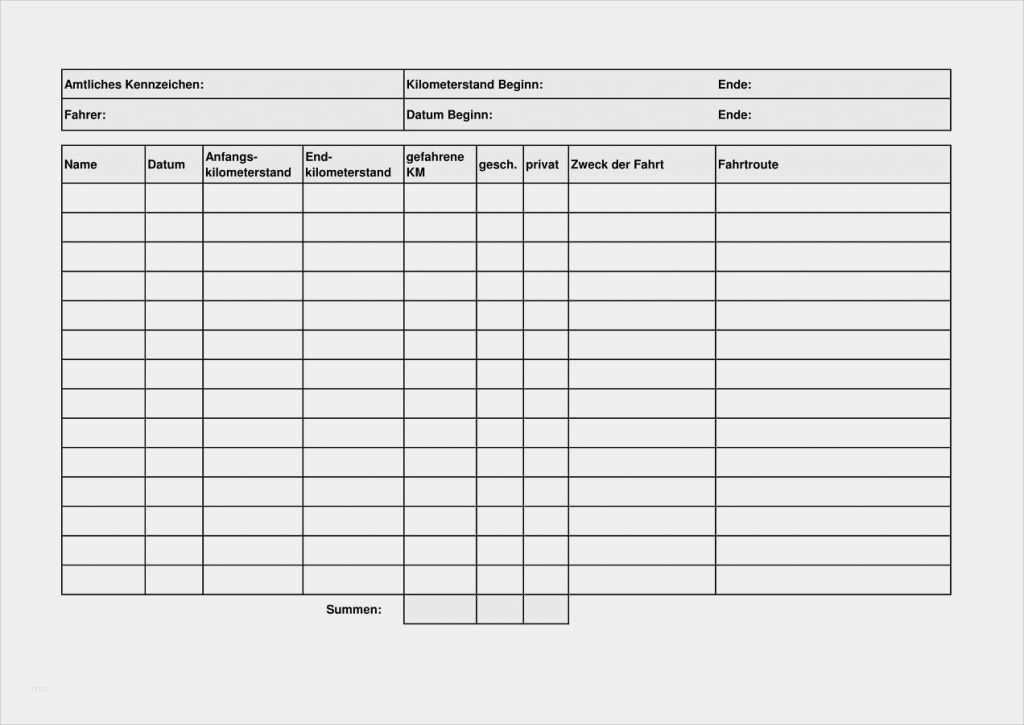 Kassenbuch Kleinunternehmer Vorlage Großartig Fahrtenbuch Excel Vorlagen Kostenlos En