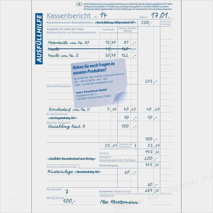 Kassenbuch Vorlage Zweckform Fabelhaft Kassenbuch Checkliste Zur Kassenbuch Pflicht Vorschau
