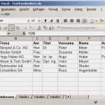 Kassensturz Vorlage Inspiration Excel Tabelle Für Serienbrief Vorlage – Excelvorlagen