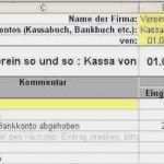 Kassensturz Vorlage Luxus Kassenbuch Excel Vorlage Kostenlos – De Excel