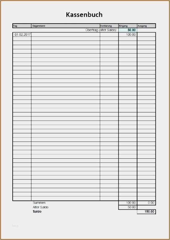 Hübsch Kassenzählprotokoll Excel Vorlage Kostenlos Ideen ...