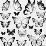 Katalog Design Vorlagen Luxus Tattoo Schmetterlinge Vorlagen Schöne Designs