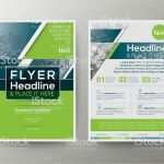 Katalog Layout Vorlagen Angenehm Green and Blue Geometric Poster Brochure Flyer Design
